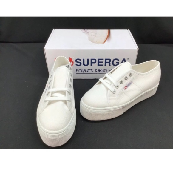 Superga | Shoes | Bnwt Superga Platform Women Sneaker White | Poshmark